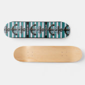 Aangepaste tekst nautisch anker skateboard (Horizontaal)