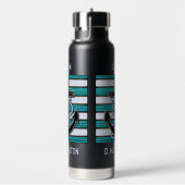 Aangepaste tekst nautisch anker waterfles (Rechts)