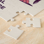 Aangepaste tekst Noorse trol Legpuzzel (Zijkant)