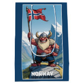 Aangepaste tekst Noorse trol Medium Cadeauzakje (Achterkant)