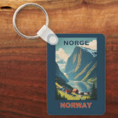 Aangepaste tekst Noorwegen Sleutelhanger (Voorkant)