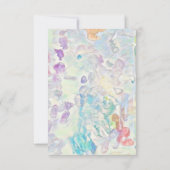 Aangepaste tekst of Abstracte foto's Bedankkaart (Achterkant)