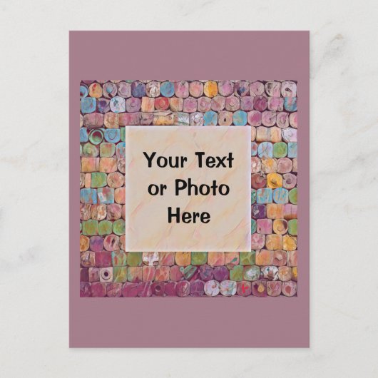 Aangepaste tekst of foto briefkaart (Voorkant)