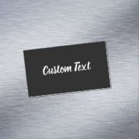 Aangepaste tekst op zwart met wit script