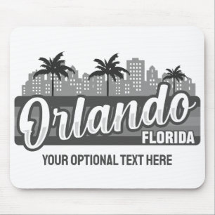 Aangepaste tekst Orlando Florida Muismat