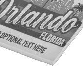 Aangepaste tekst Orlando Florida Snijplank (Hoek)