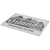 Aangepaste tekst Orlando Florida Snijplank (Hoek)