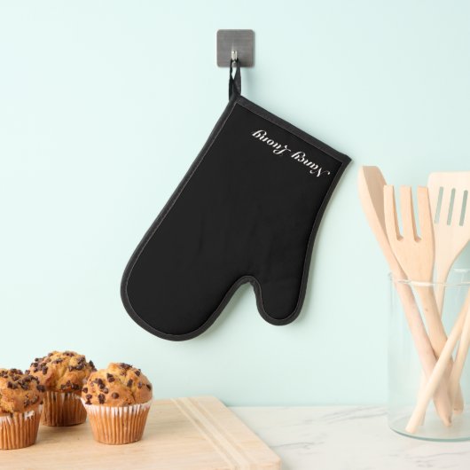 Aangepaste Tekst Oven Mitt voor Keuken of Grill Ovenwant (Insitu(Ophanging))