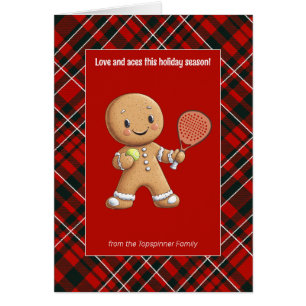 🎾🎄Aangepaste tekst, Padel Powered Christmas