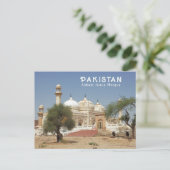 Aangepaste tekst Pakistan Briefkaart (Staand voorkant)