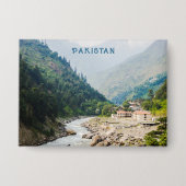 Aangepaste tekst Pakistan Button (Voorkant)