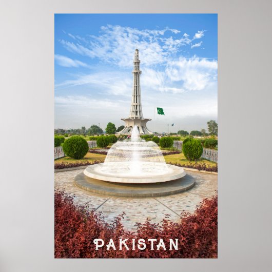 Aangepaste tekst Pakistan Poster (Voorkant)