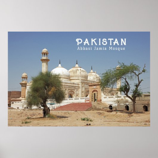 Aangepaste tekst Pakistan Poster (Voorkant)