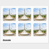 Aangepaste tekst Pakistan Vierkante Sticker (Vel)