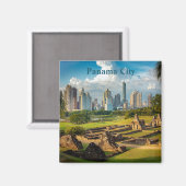Aangepaste tekst Panama City Magneet (Voorkant / Achterkant)