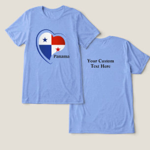 Aangepaste tekst Panama Love Tri-Blend Shirt