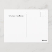 Aangepaste tekst Parma Cathedral, Italië Briefkaar Briefkaart (Achterkant)