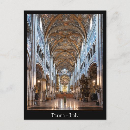 Aangepaste tekst Parma Cathedral, Italië Briefkaar Briefkaart (Voorkant)
