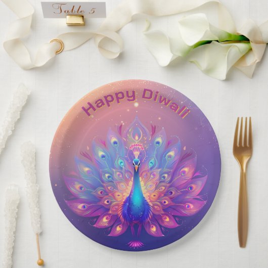 Aangepaste tekst, Peacock Party Diwali Bord (Huwelijk)