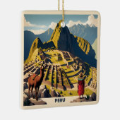 Aangepaste tekst Peru Machu Picchu Keramisch Ornament (Rechts)