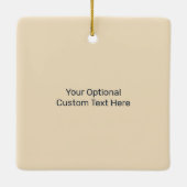 Aangepaste tekst Peru Machu Picchu Keramisch Ornament (Achterkant)