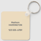 Aangepaste tekst Peru Machu Picchu Sleutelhanger (Achterkant)