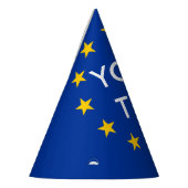 Aangepaste tekst petten EU-vlaggenpartij Feesthoedjes (Links)