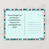 🐧 aangepaste tekst 🐧 Pickleball Merry 🎁 Briefkaart (Achterkant)