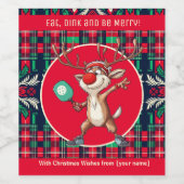 Aangepaste tekst Pickleball Rudolf Wijn Etiket (Enkel label)