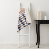 Aangepaste Tekst Pompoen Herfst Herfst Boerderij Sherpa Deken (In situ)