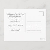 Aangepaste tekst 💀 Pop Día de Muertos Briefkaart (Achterkant)