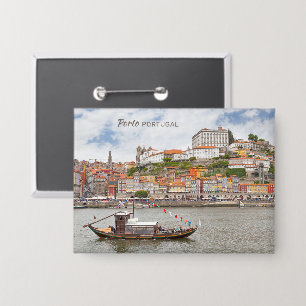 Aangepaste tekst Porto Portugal Button