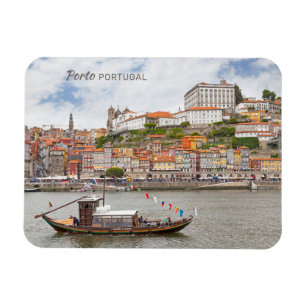 Aangepaste tekst Porto Portugal Magneet