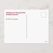 Aangepaste tekst Prettige Feestdagen Sneeuwvlokken (Achterkant)