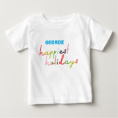 Aangepaste tekst Retro Kleurrijke vrolijkste feest (Voorkant)