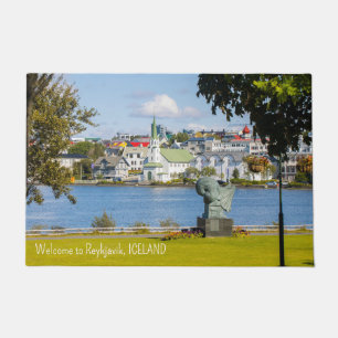 Aangepaste tekst Reykjavik, IJsland Deurmat