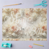 Aangepaste Tekst Romantische Bloemenkunst met Roze Tissuepapier (Craft)