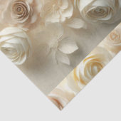 Aangepaste Tekst Romantische Bloemenkunst met Roze Tissuepapier (Detail)