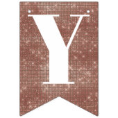 aangepaste tekst roos goudverjaardag of douche vlaggetjes (Eerste vlag)