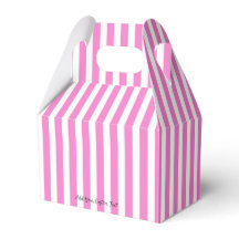 Aangepaste tekst roze patroon favorieten doos