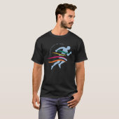 Aangepaste tekst runner/atleet t-shirt (Voorkant volledig)