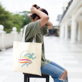 Aangepaste tekst runner/atleet tote bag