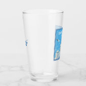 Aangepaste tekst Santorini Griekenland Glas (Rechts)