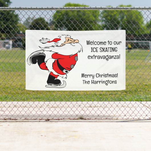 Aangepaste tekst schaatsen Santa Spandoek (Insitu)