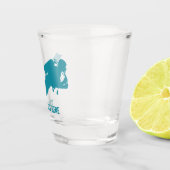 Aangepaste tekst Scuba duiken Shot Glas (Rechts)