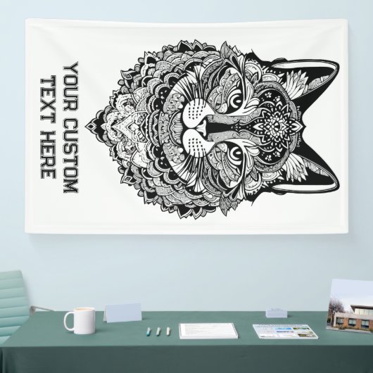 Aangepaste tekst Sierkat Spandoek (Beurs)