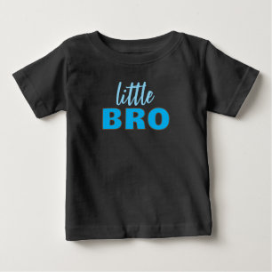Aangepaste Tekst Sjabloon Zwart & Blauw Little Bro