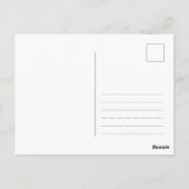 Aangepaste tekst, stad uitzicht bij nacht, Dubai,  Briefkaart (Achterkant)