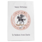 Aangepaste tekst sterrenbeeld Boogschutter Medium Cadeauzakje (Voorkant)