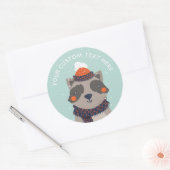 Aangepaste tekst stickers wintervakantie (Envelop)